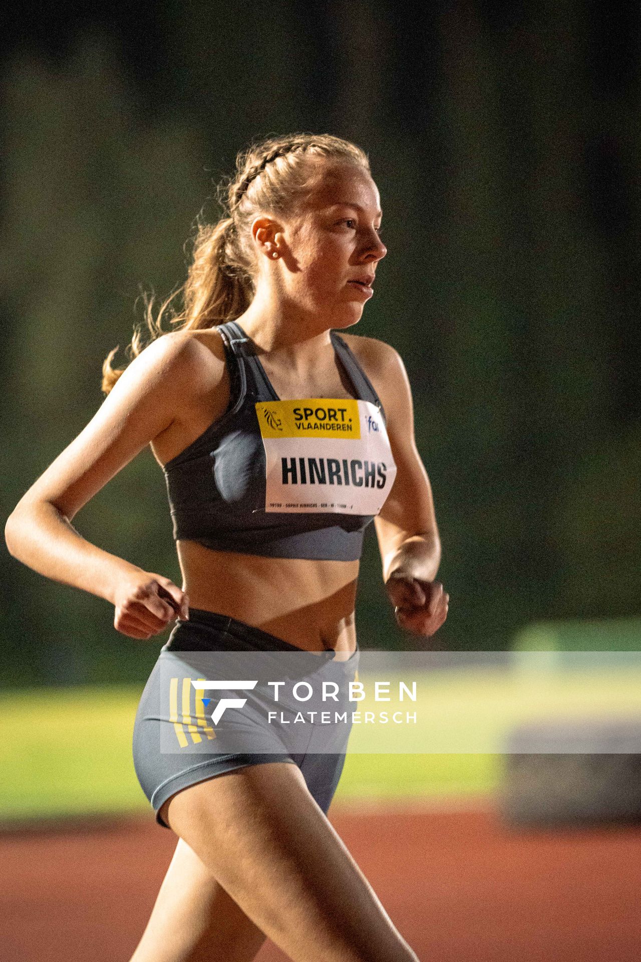 Sophie Hinrichs (VfL Loeningen) am 28.05.2022 waehrend der World Athletics Continental Tour IFAM Oordegem in Oordegem